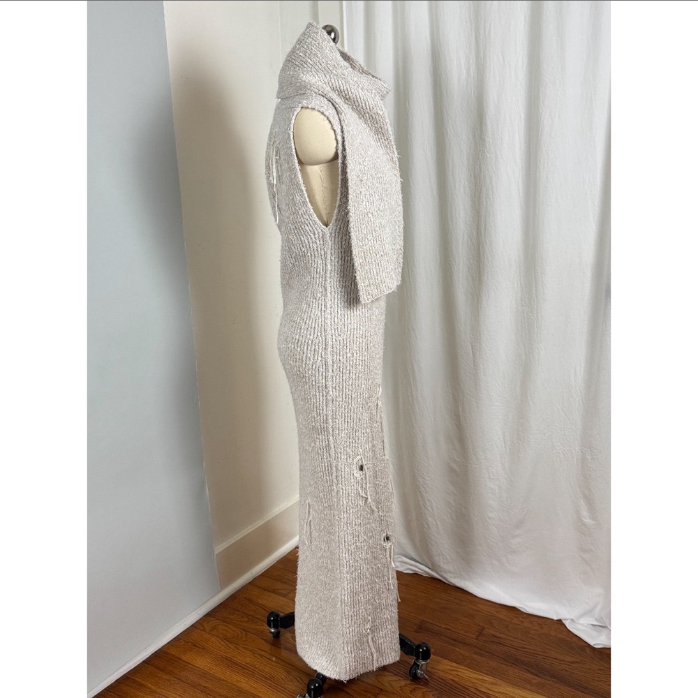 Acne Studios Distressed Ribbed Knit Dress - Picture 5 of 16